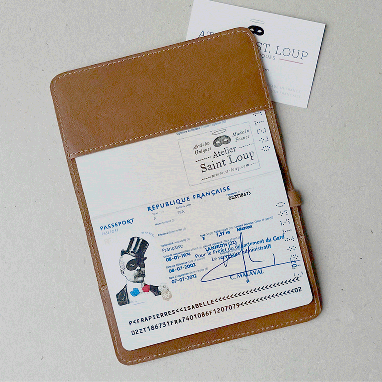 Protège passeport H prix doux