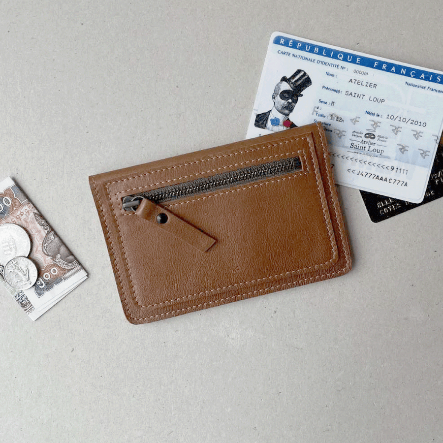 Porte-papiers zippé H