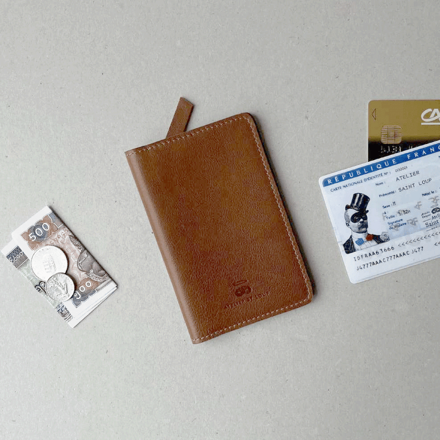 Porte-papiers zippé H